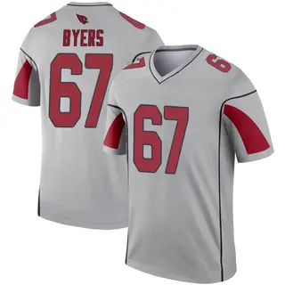 Arizona Cardinals Youth Jeremiah Byers Legend Inverted Silver Jersey