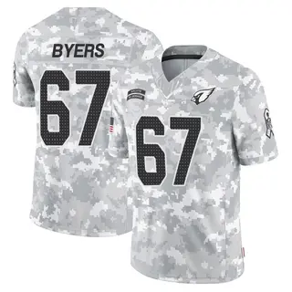 Arizona Cardinals Youth Jeremiah Byers Limited 2024 Salute to Service Jersey - Arctic Camo
