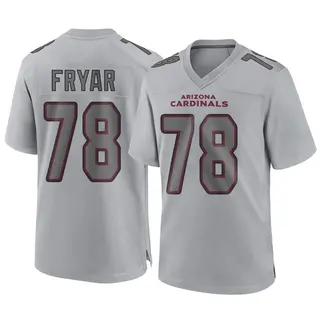 Arizona Cardinals Youth Josh Fryar Game Atmosphere Fashion Jersey - Gray