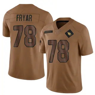 Arizona Cardinals Youth Josh Fryar Limited 2023 Salute To Service Jersey - Brown