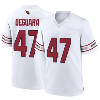 Arizona Cardinals Youth Josiah Deguara Game Jersey - White