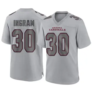 Arizona Cardinals Youth Keaontay Ingram Game Atmosphere Fashion Jersey - Gray