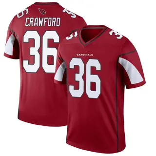 Arizona Cardinals Youth Kitan Crawford Legend Cardinal Jersey