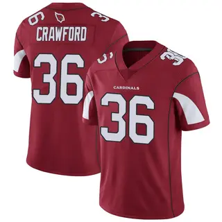 Arizona Cardinals Youth Kitan Crawford Limited Cardinal Team Color Vapor Untouchable Jersey