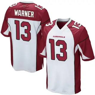 Arizona Cardinals Youth Kurt Warner Game Jersey - White