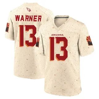 Arizona Cardinals Youth Kurt Warner Game Natural 2025 Rivalries Collection Jersey