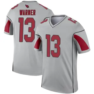 Arizona Cardinals Youth Kurt Warner Legend Inverted Silver Jersey