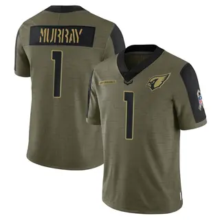 Arizona Cardinals Youth Kyler Murray Limited 2021 Salute To Service Jersey - Olive