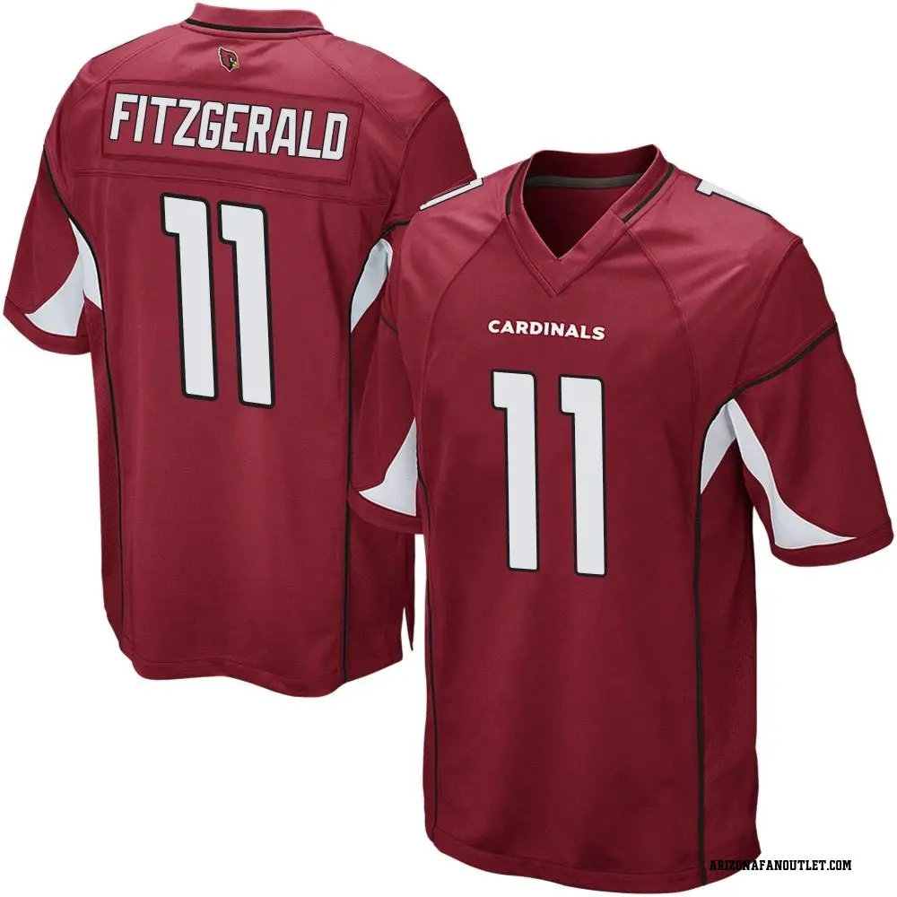 Arizona Cardinals Youth Larry Fitzgerald Game Cardinal Team Color Jersey