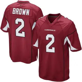 Arizona Cardinals Youth Marquise Brown Game Cardinal Team Color Jersey