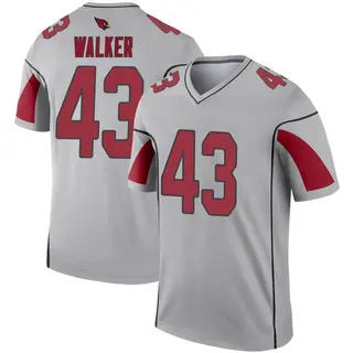 Arizona Cardinals Youth Mykal Walker Legend Inverted Silver Jersey