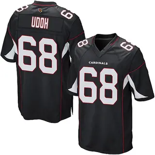 Arizona Cardinals Youth Olisaemeka Udoh Game Alternate Jersey - Black