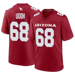 Arizona Cardinals Youth Olisaemeka Udoh Game Cardinal Jersey