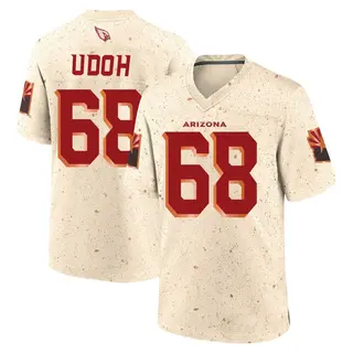 Arizona Cardinals Youth Olisaemeka Udoh Game Natural 2025 Rivalries Collection Jersey
