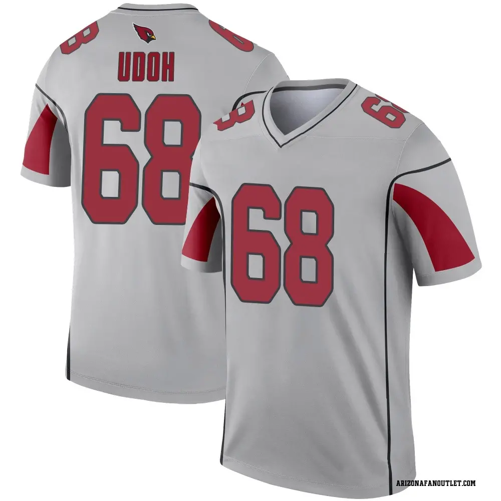 Arizona Cardinals Youth Olisaemeka Udoh Legend Inverted Silver Jersey