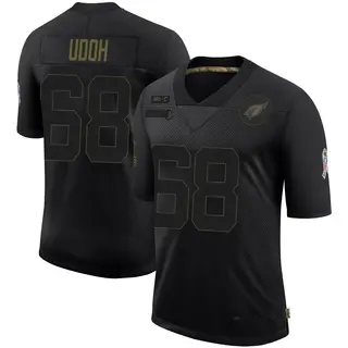 Arizona Cardinals Youth Olisaemeka Udoh Limited 2020 Salute To Service Jersey - Black