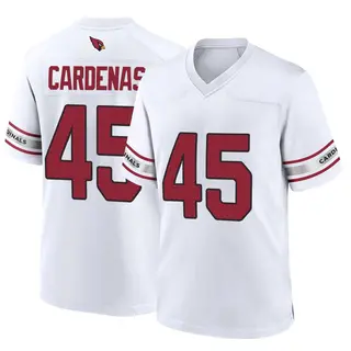 Arizona Cardinals Youth Oscar Cardenas Game Jersey - White