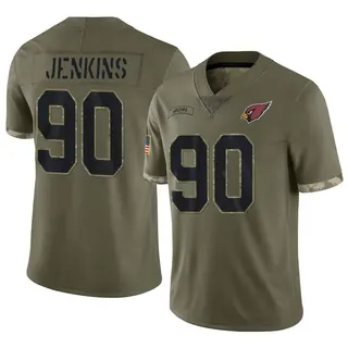 Arizona Cardinals Youth Patrick Jenkins Limited 2022 Salute To Service Jersey - Olive