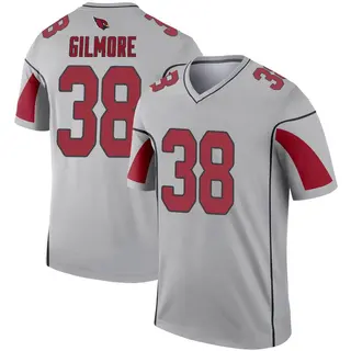 Arizona Cardinals Youth Steven Gilmore Legend Inverted Silver Jersey