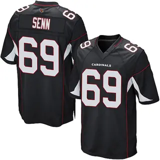 Arizona Cardinals Youth Valentin Senn Game Alternate Jersey - Black