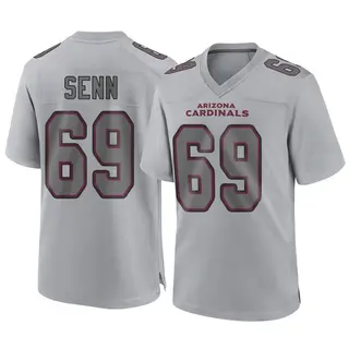 Arizona Cardinals Youth Valentin Senn Game Atmosphere Fashion Jersey - Gray