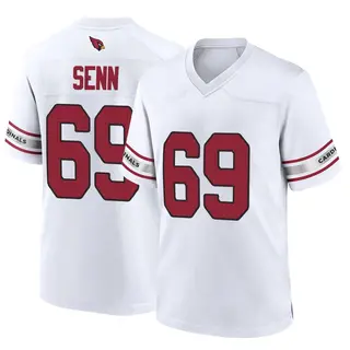Arizona Cardinals Youth Valentin Senn Game Jersey - White