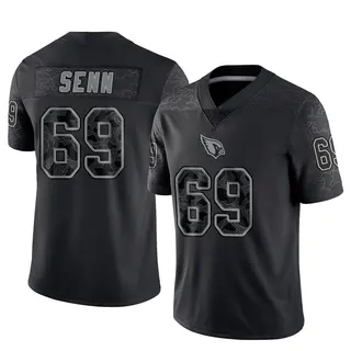 Arizona Cardinals Youth Valentin Senn Limited Reflective Jersey - Black