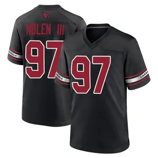 Arizona Cardinals Youth Walter Nolen III Game 2nd Alternate Jersey - Black