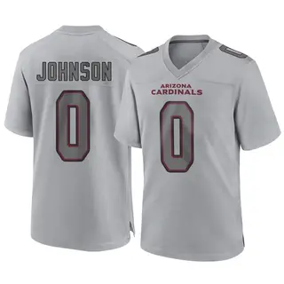 Arizona Cardinals Youth Will Johnson Game Atmosphere Fashion Jersey - Gray