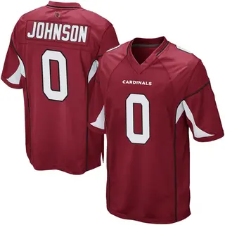 Arizona Cardinals Youth Will Johnson Game Cardinal Team Color Jersey
