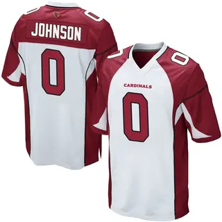 Arizona Cardinals Youth Will Johnson Game Jersey - White