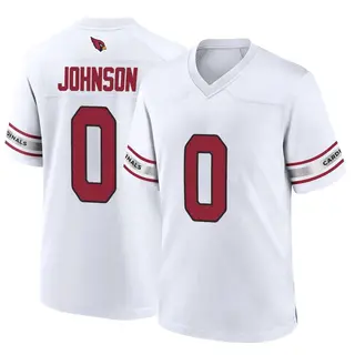 Arizona Cardinals Youth Will Johnson Game Jersey - White