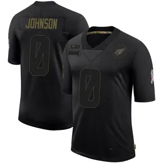 Arizona Cardinals Youth Will Johnson Limited 2020 Salute To Service Jersey - Black