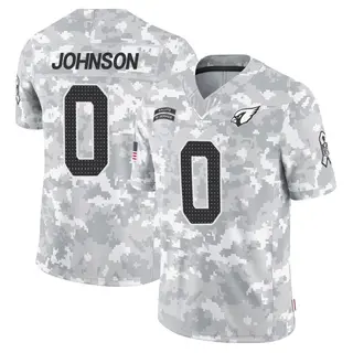 Arizona Cardinals Youth Will Johnson Limited 2024 Salute to Service Jersey - Arctic Camo