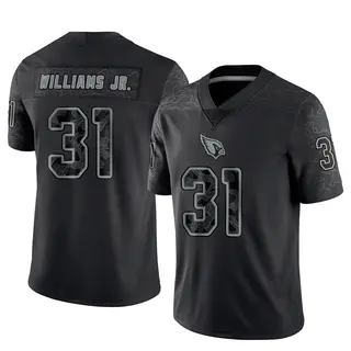 Arizona Cardinals Youth Wydett Williams Jr. Limited Reflective Jersey - Black